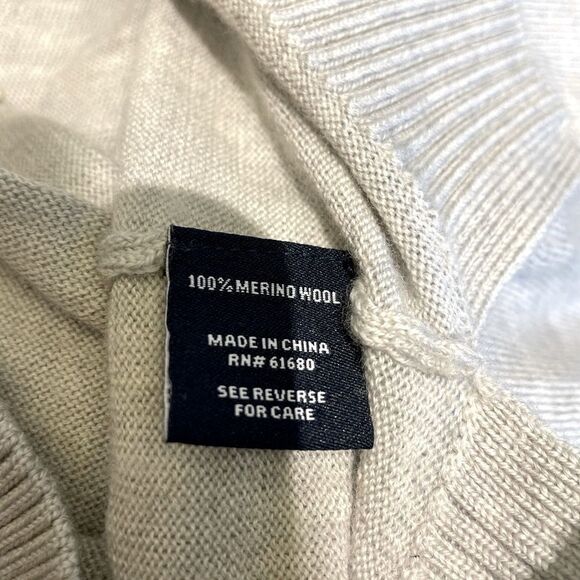 525 America Grey Merino Wool Lace Up Detail Sz XS - Picture 6 of 6